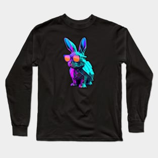 Synthwave rabbit Long Sleeve T-Shirt